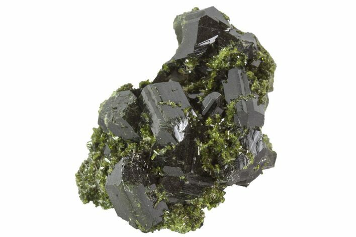 Gemmy, Epidote Crystal Cluster - Pakistan #91966